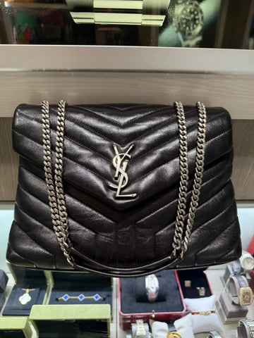 Pre-owned YSL Saint Laurent Medium Loulou Shoulder Bag