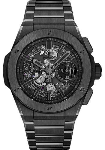 Hublot Big Bang Integral All Black Watch 42 mm Black Skeleton Dial