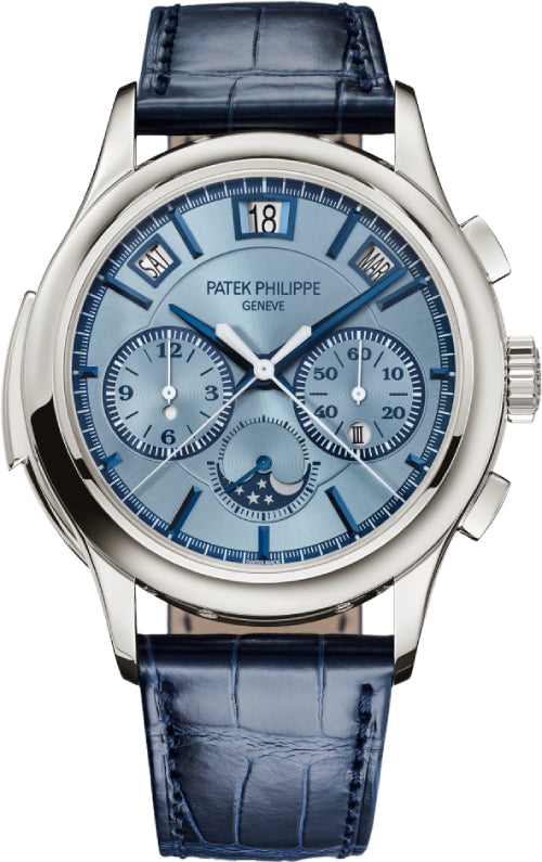 Patek Philippe Grand Complications 42 mm Oro bianco, quadrante blu