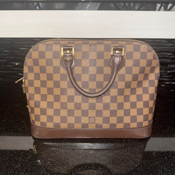 Pre-Owned Louis Vuitton Alma PM – Damier Ebene