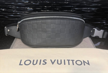 Pre-owned Louis Vuitton Bumbag Damier Infini Leather Onyx Campus Model MI0211