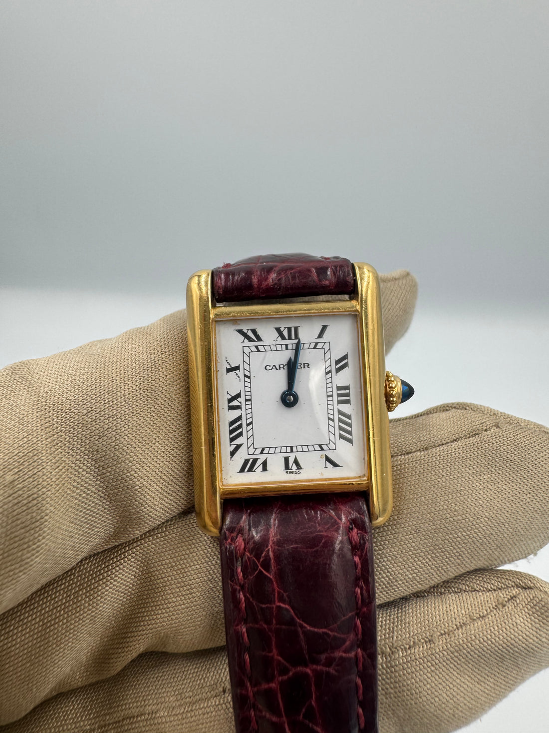 Pre-owned Cartier Tank Louis Cartier ref.7806