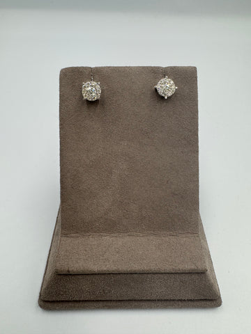 Diamond Earrings Stud Clusters