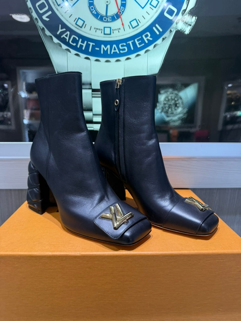 Pre-owned Louis Vuitton Shake ankle boots size 37.5