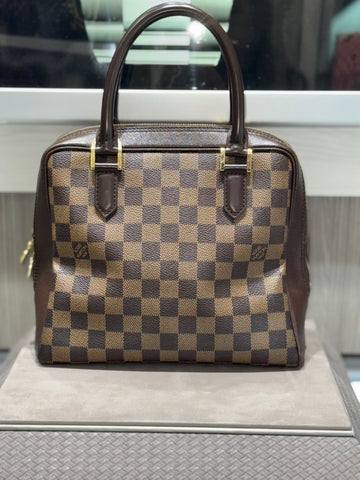 Pre-owned Louis Vuitton Damier Ebene Brera Top Handle Bag (2004)