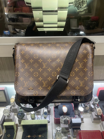 Pre-Owned Louis Vuitton Clarence Messenger Bag Monogram Macassar (2013)