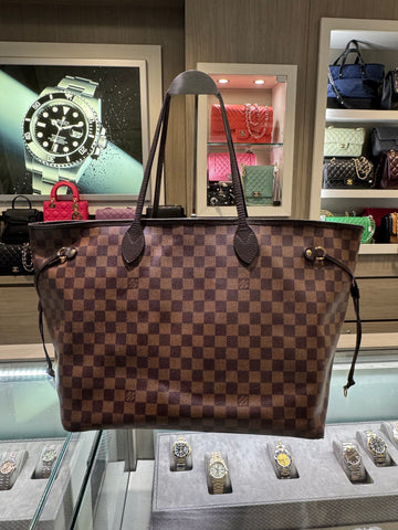 Pre-owned Louis Vuitton Neverfull GM Damier Ebene SD0230 (2020)