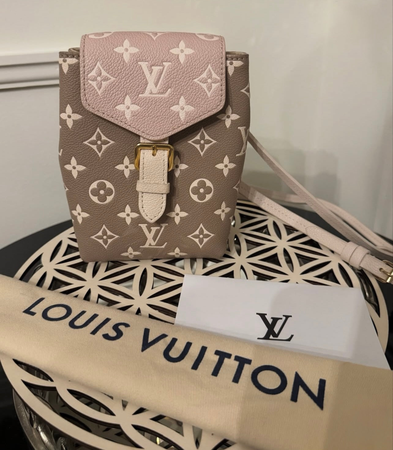 Pre-Owned Louis Vuitton Spring In The City Monogram Empreinte Tiny Bac
