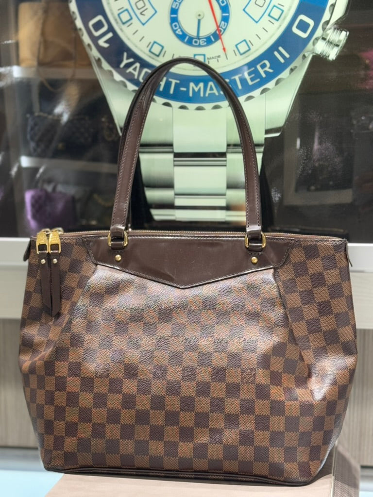 Pre-owned Louis Vuitton Westminster GM Damier Ebene
