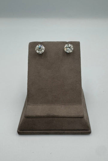 5.12 ctw Lab Grown Solitare Diamond Earrings