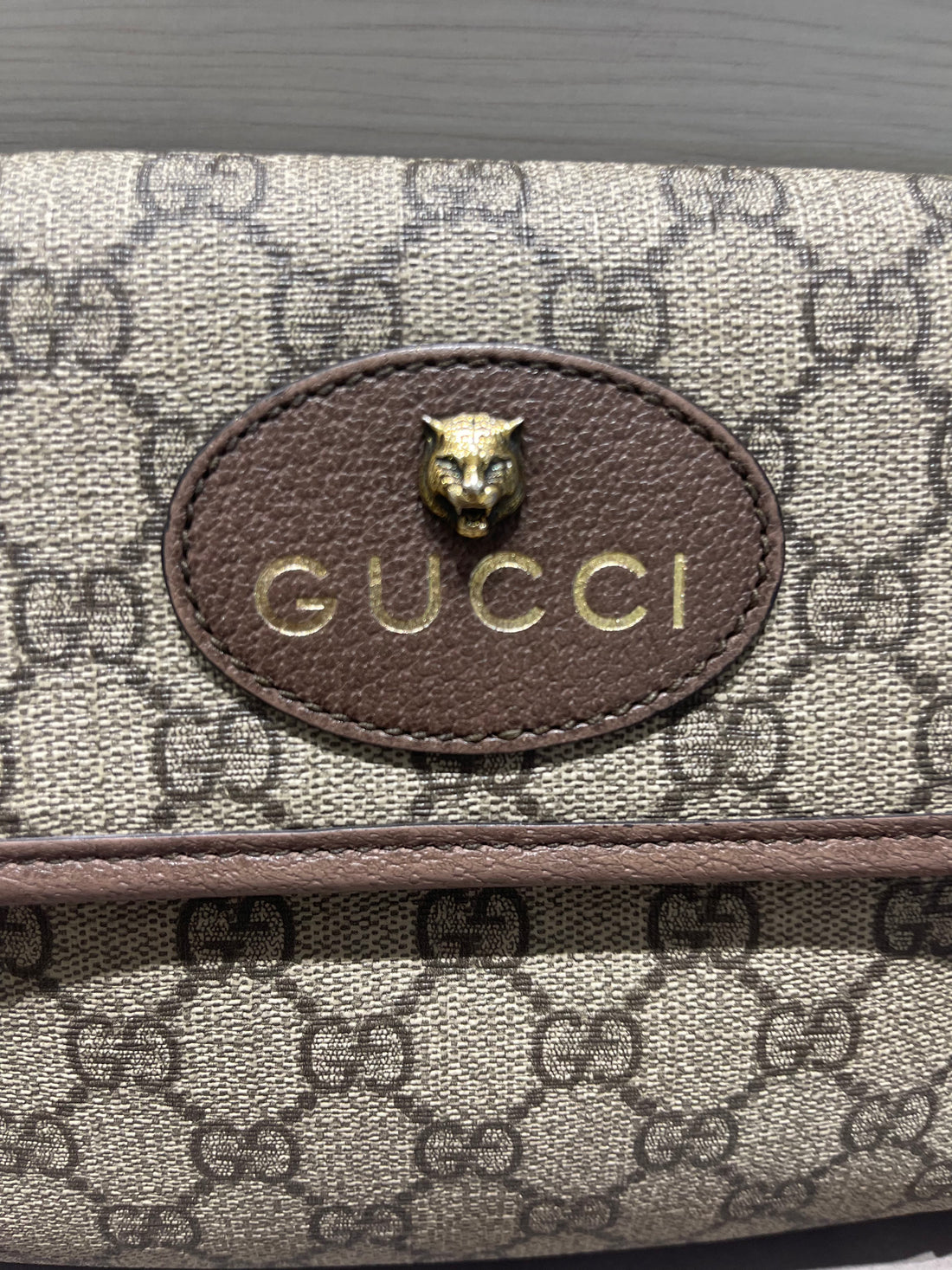 Pre-owned Gucci GG Supreme Neo Vintage Belt Bag Style: 493930