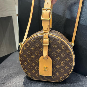 Pre-owned Louis Vuitton Petite Boite Chapeau Round trunk crossbody