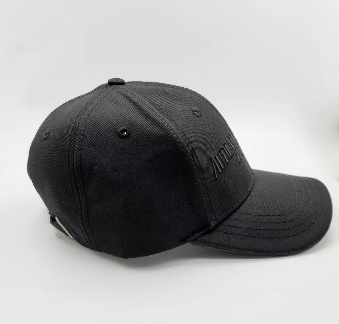 New Audemars Piguet Black Baseball Cap Hat Green Trim