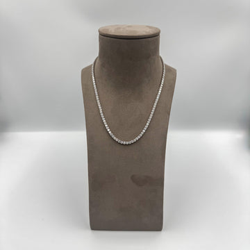 17" Lab Grown Solitaire Diamond Necklace