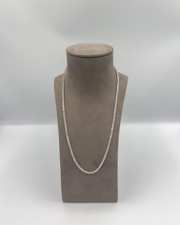 22" Lab Grown Solitaire Diamond Necklace