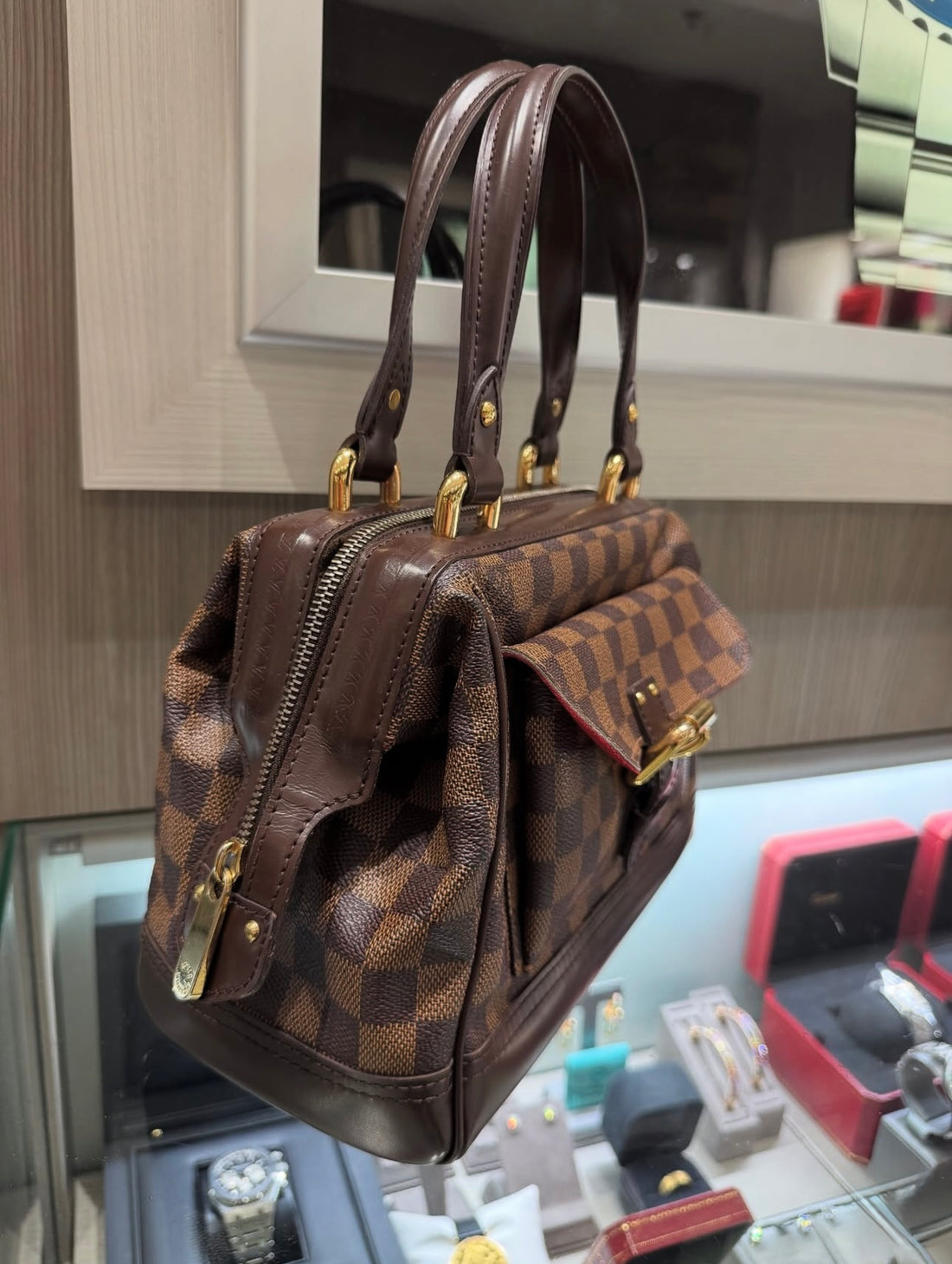 Pre-owned Louis Vuitton Damier Ebene Knightsbridge handbag