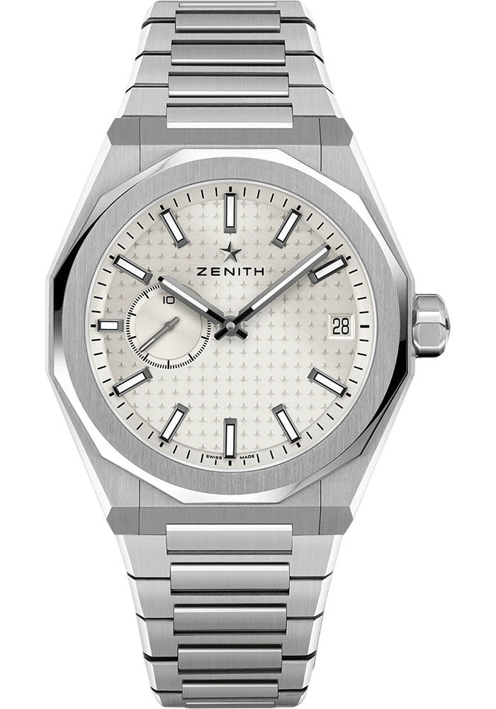 Zenith Defy Skyline Watch - 41 mm Steel Case - Silver Dial - Stainless Steel Bracelet - 03.9300.3620/01.I001