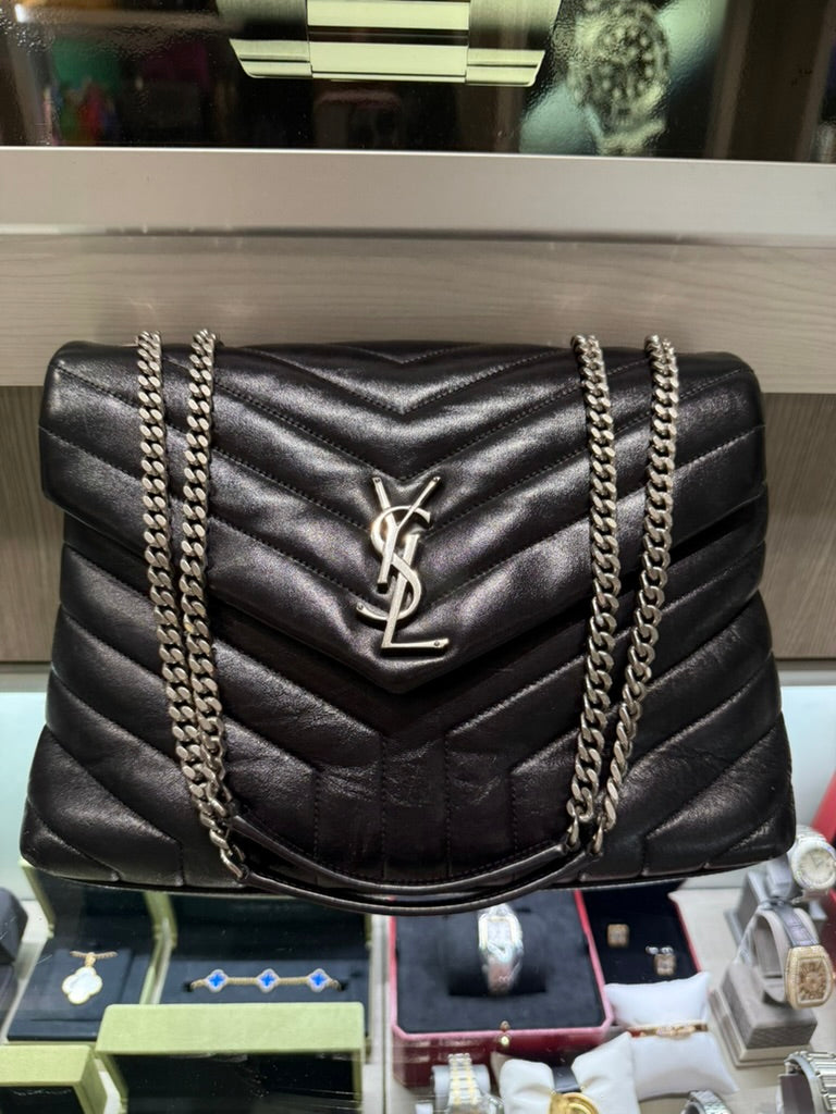 Pre-owned YSL Saint Laurent Medium Loulou Shoulder Bag