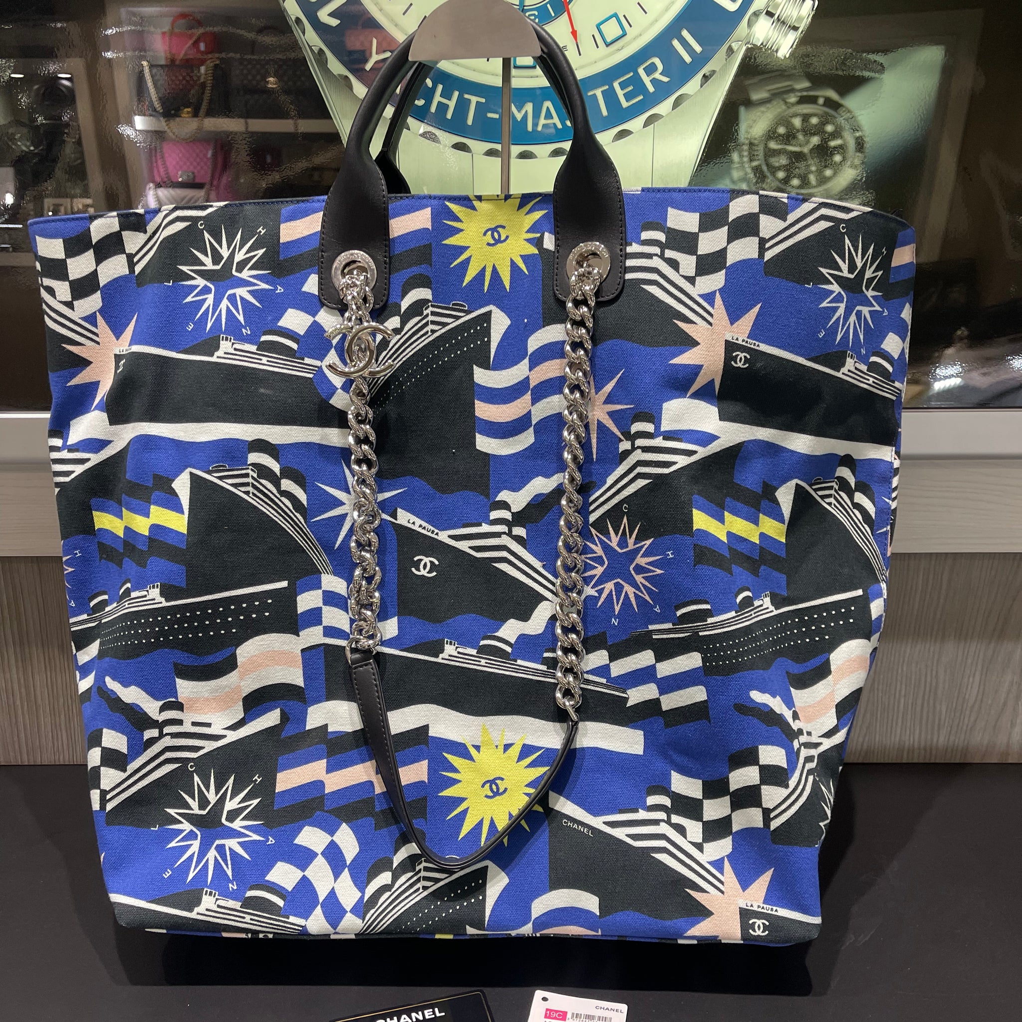 Pre-Owned Chanel Large La Pausa Bay Cruise Collection Tote