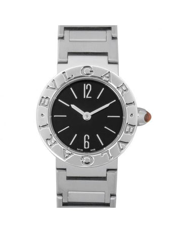 Bvlgari Quartz Black Dial Ladies Watch