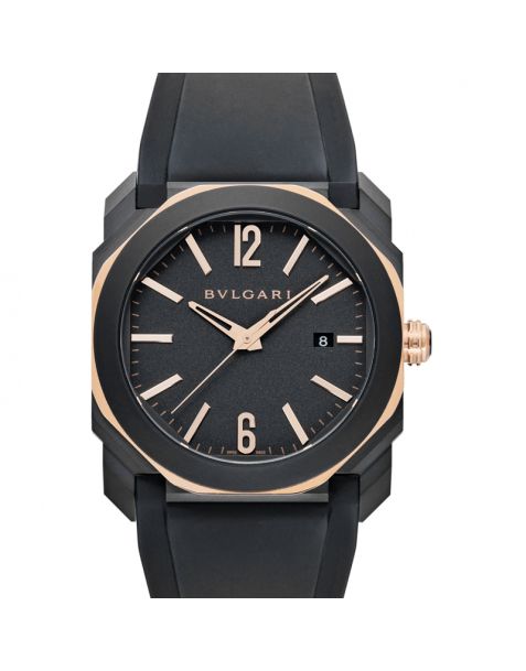 Bvlgari Octo L'Originale Automatic Black Dial Men's Watch