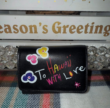 Pre-owned Christian Louboutin Hawaii with Love Wallet