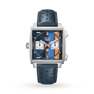 TAG Heuer - Special Edition Monaco Gulf Calibre 11 39mm Mens Watch - CAW211R.FC6401