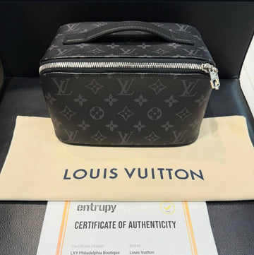 Unworn Louis Vuitton Toiletry Bag- Monogram Eclipse M11508