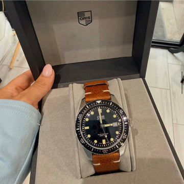 Pre-owned Oris Divers Sixty-Five Automatic Ref. 01 733 7720 4054-07 5 21 45