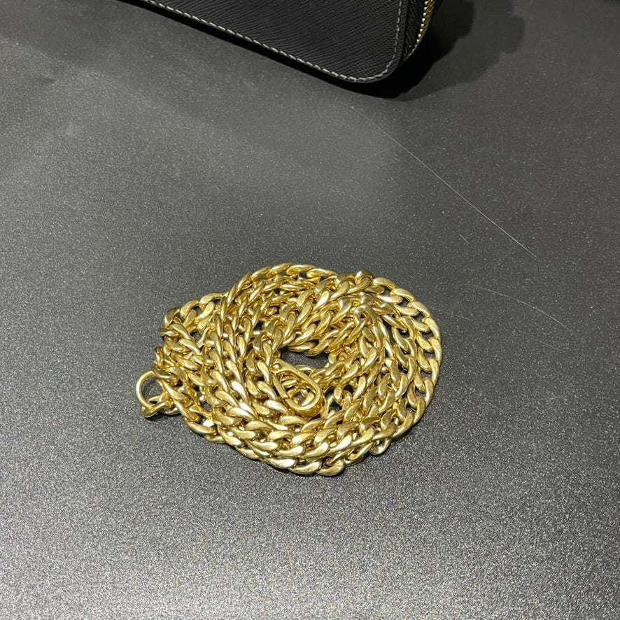 Pre-Owned Prada Odette Black Square Saffiano Belt Bag