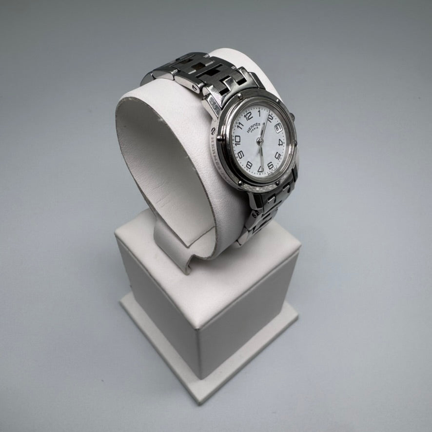 Hermes Ladies Clipper CLl4.210 Stainless Steel Quartz Wrist Watch 24mm (watch only)