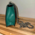 Pre-owned Gucci Mini Dionysus Shoulder Bag in Emerald Green Calfskin (Model 421970)
