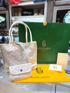 Unworn Goyard Mini Anjou Tote with matching pouch