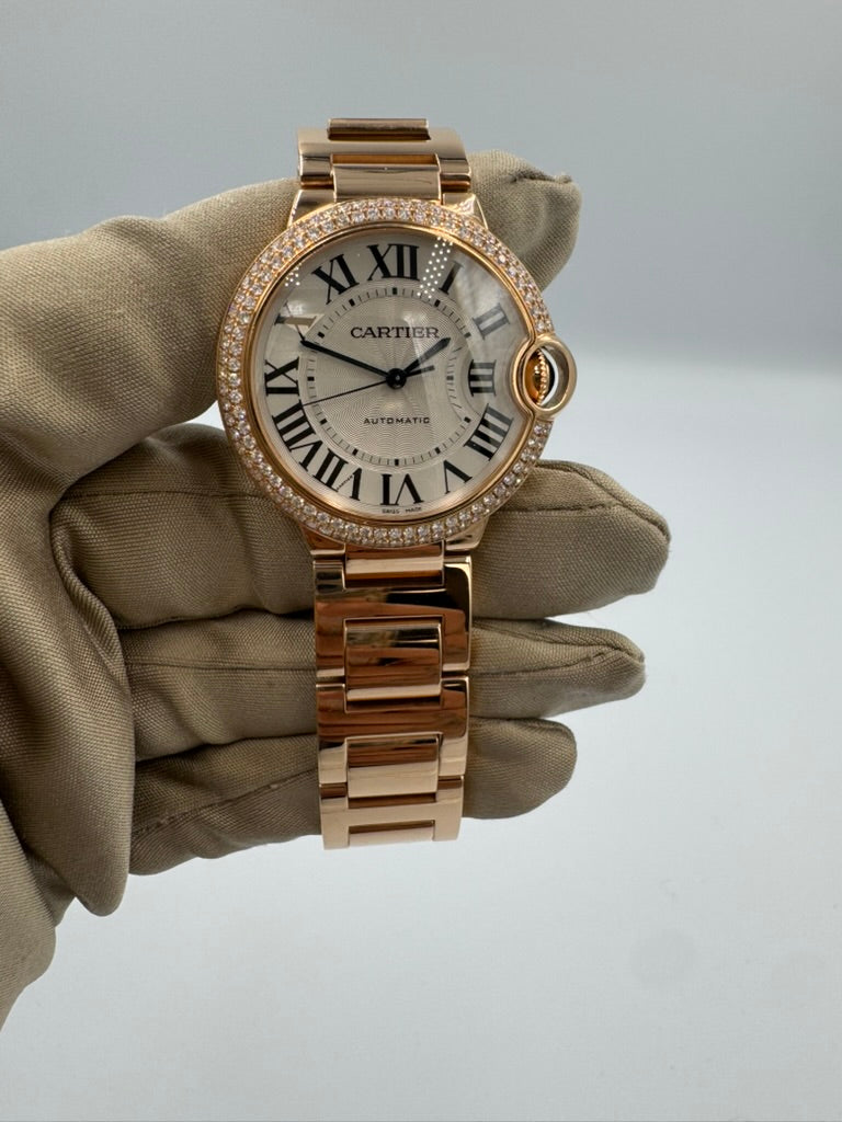 Pre-owned CARTIER Ballon Bleu de Cartier watch- Rose Gold