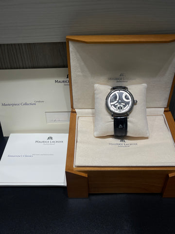 Pre-Owned Maurice Lacroix Masterpiece Calendrier Rétrograde 43mm ref.MP6338-SS001-3900