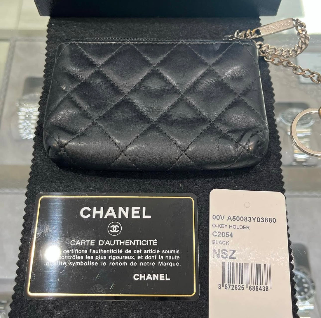 Pre-owned Chanel Cambon Key Coin Pouch 16631814 (2012)