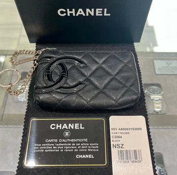 Pre-owned Chanel Cambon Key Coin Pouch 16631814 (2012)