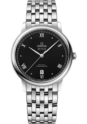 Omega De Ville Prestige Co-Axial - 39.5 mm Steel Case - Black Dial - 424.10.40.20.01.002