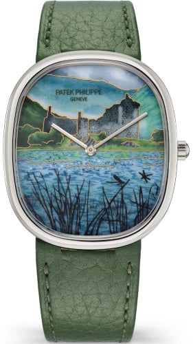 Patek Philippe Golden Ellipse White Gold / Highland Castle - 5738/50G-043 - 2026