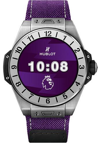 Hublot Big Bang e Premier League Watch - 42 mm - Digital Hublot Dial - Purple Fabric Strap Limited Edition of 200-440.NX.1100.NR.PLW21