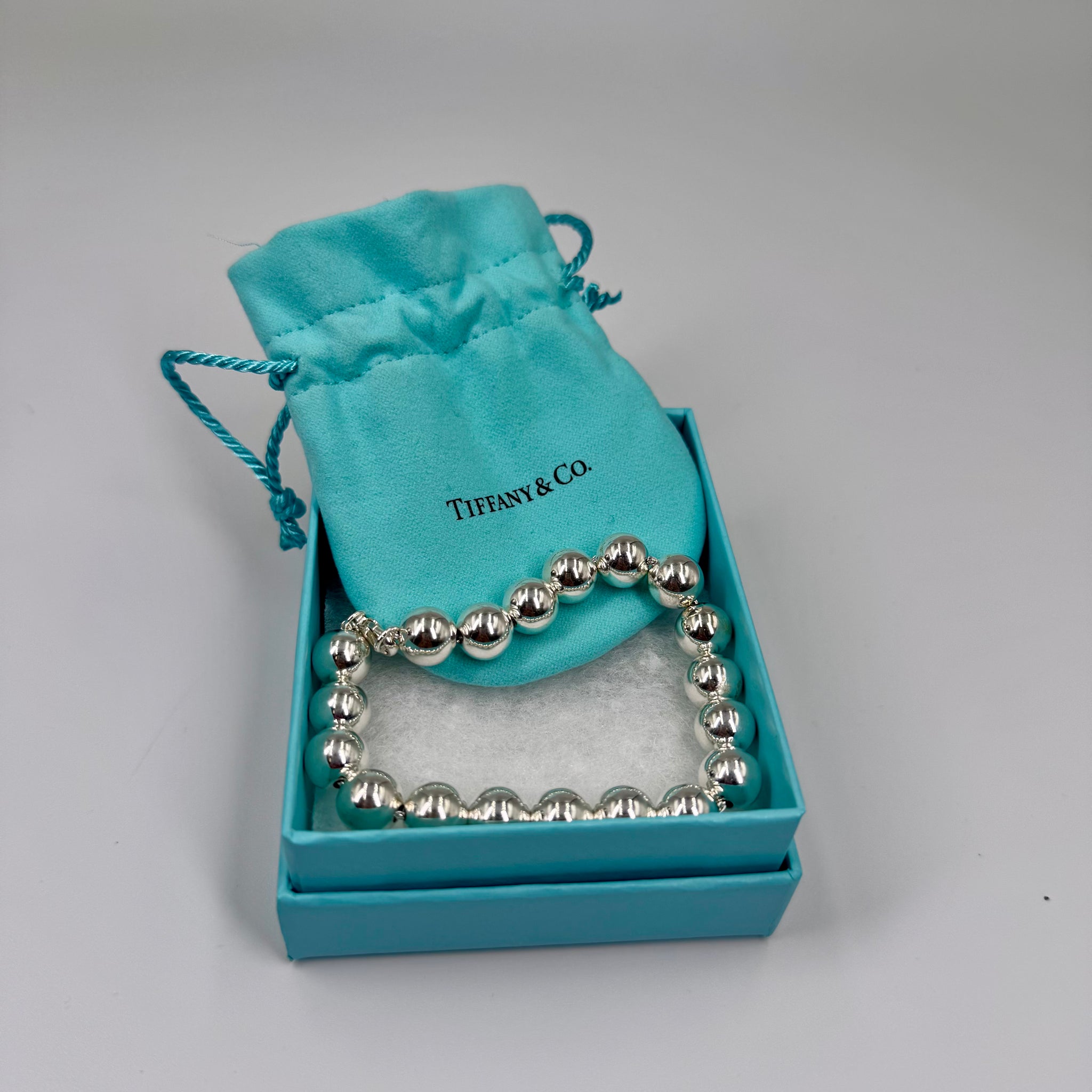 Pre-owned Tiffany HardWear Ball Bracelet Size S 10mm