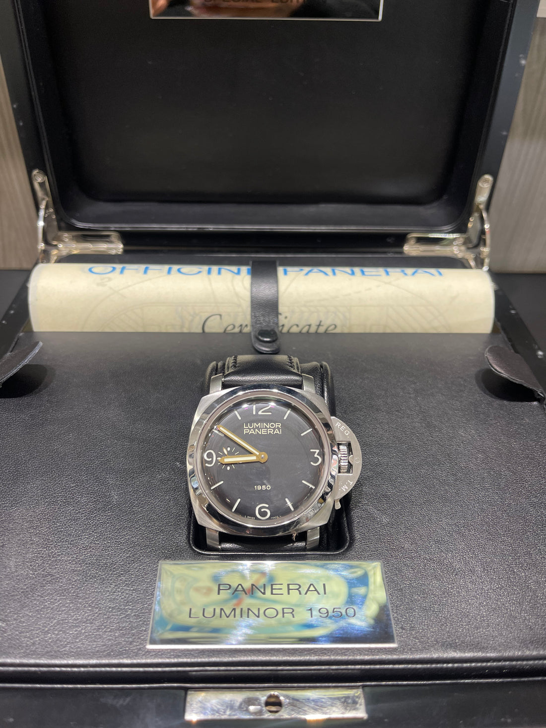 Pre-Owned Panerai Luminor 1950 “Fiddy” Special Edition 47mm PAM00127