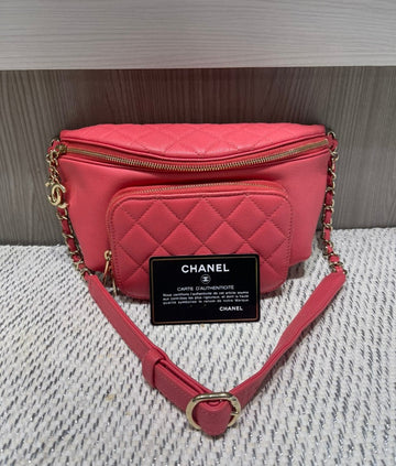 Pre-owned Chanel Caviar Quilted Business Affinity Belt Bag