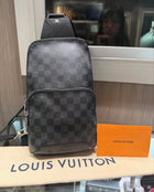 Pre-owned Louis Vuitton Avenue Slingbag Graphite Damier (CA4260)