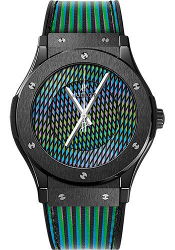 Hublot Classic Fusion Cruz Diez Ceramic Watch - 45 mm - Cruz Diez Dial Limited Edition of 100-511.CX.8900.VR.CZD19