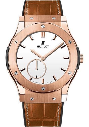 Hublot Classic Fusion Ultra-Thin King Gold White Shiny Dial Watch-515.OX.2210.LR