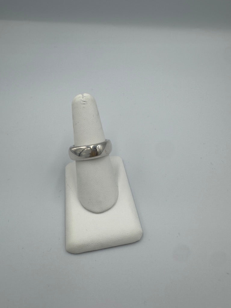 Tiffany & Co. 925 Sterling Silver Square Cushion Ring c.2003 Size 9
