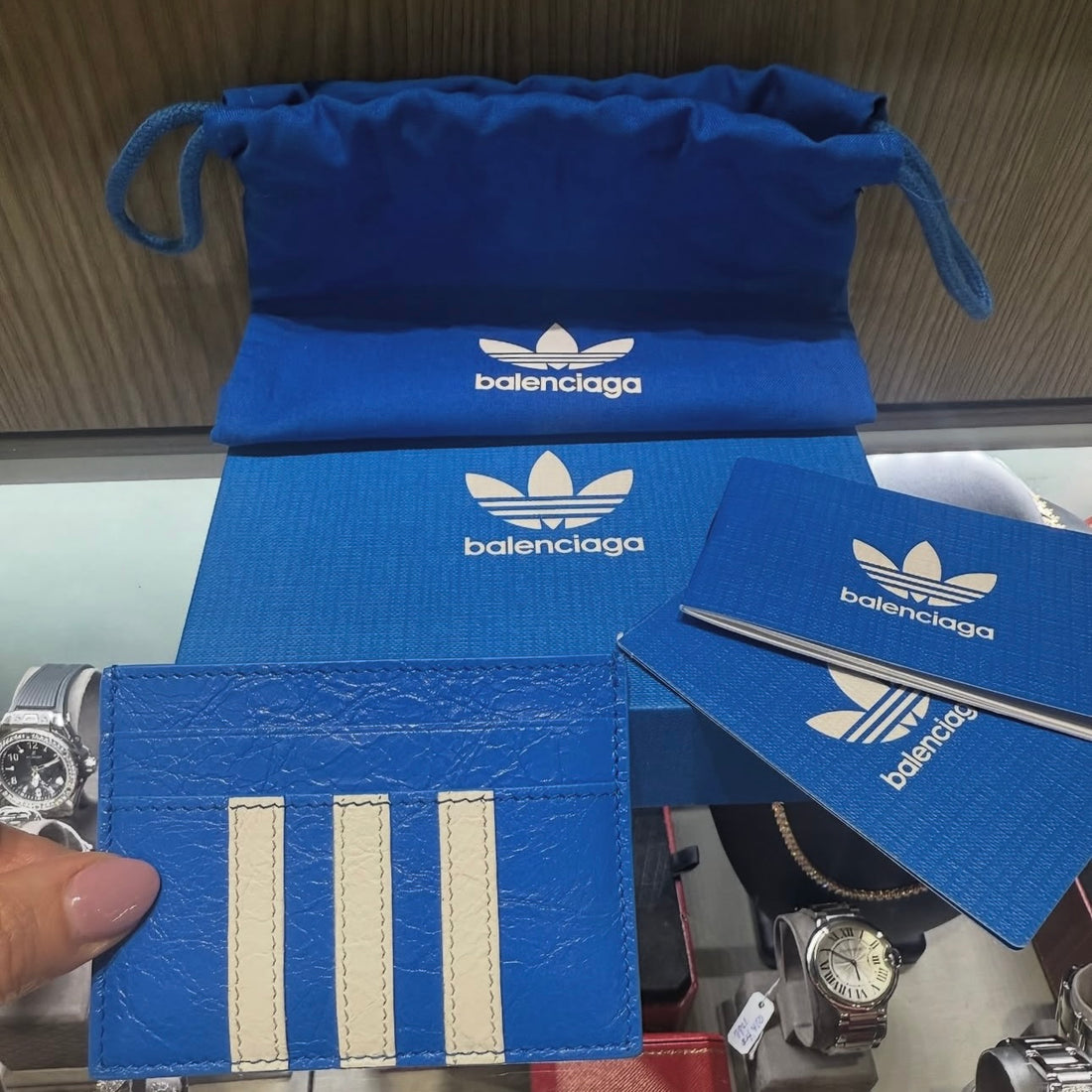 Unworn Balenciaga x Adidas Card Holder