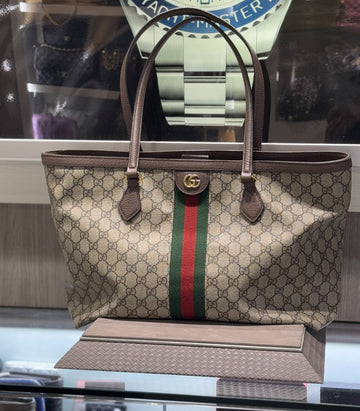 Pre-owned Gucci Ophidia medium tote bag