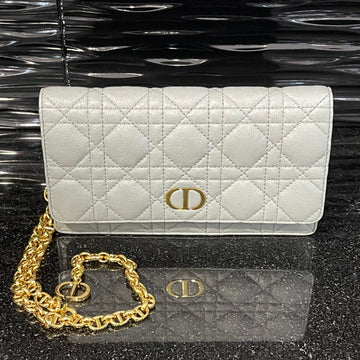 Pre-owned Christian Dior Caro Belt Bag in Cloud Blue (2021)